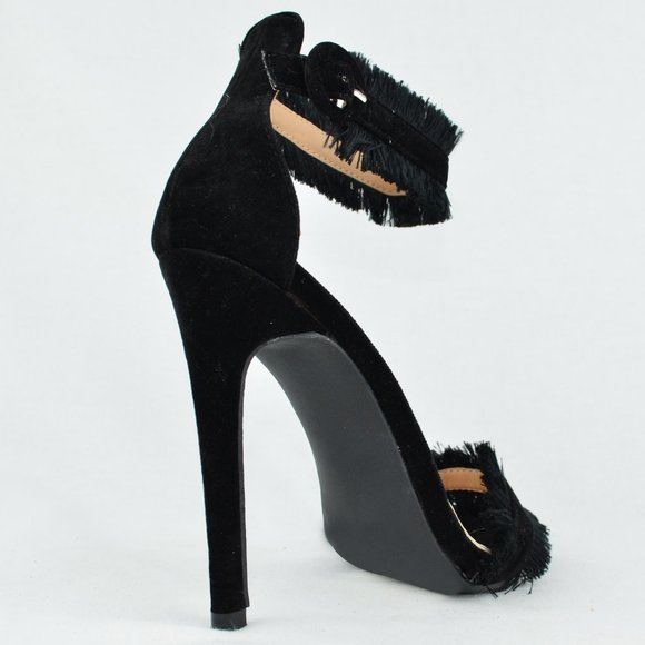 Women's Stiletto Heel with Ankle Strap - Picture 3 of 4